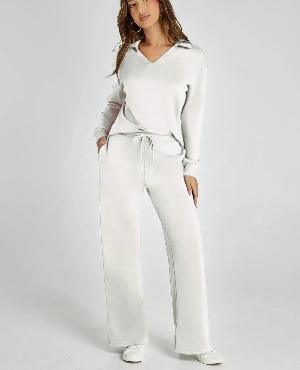 ⏰49% OFF✨Women's 2 Piece Sets Outfits Casual Long Sleeve Sweatsuits Sets
