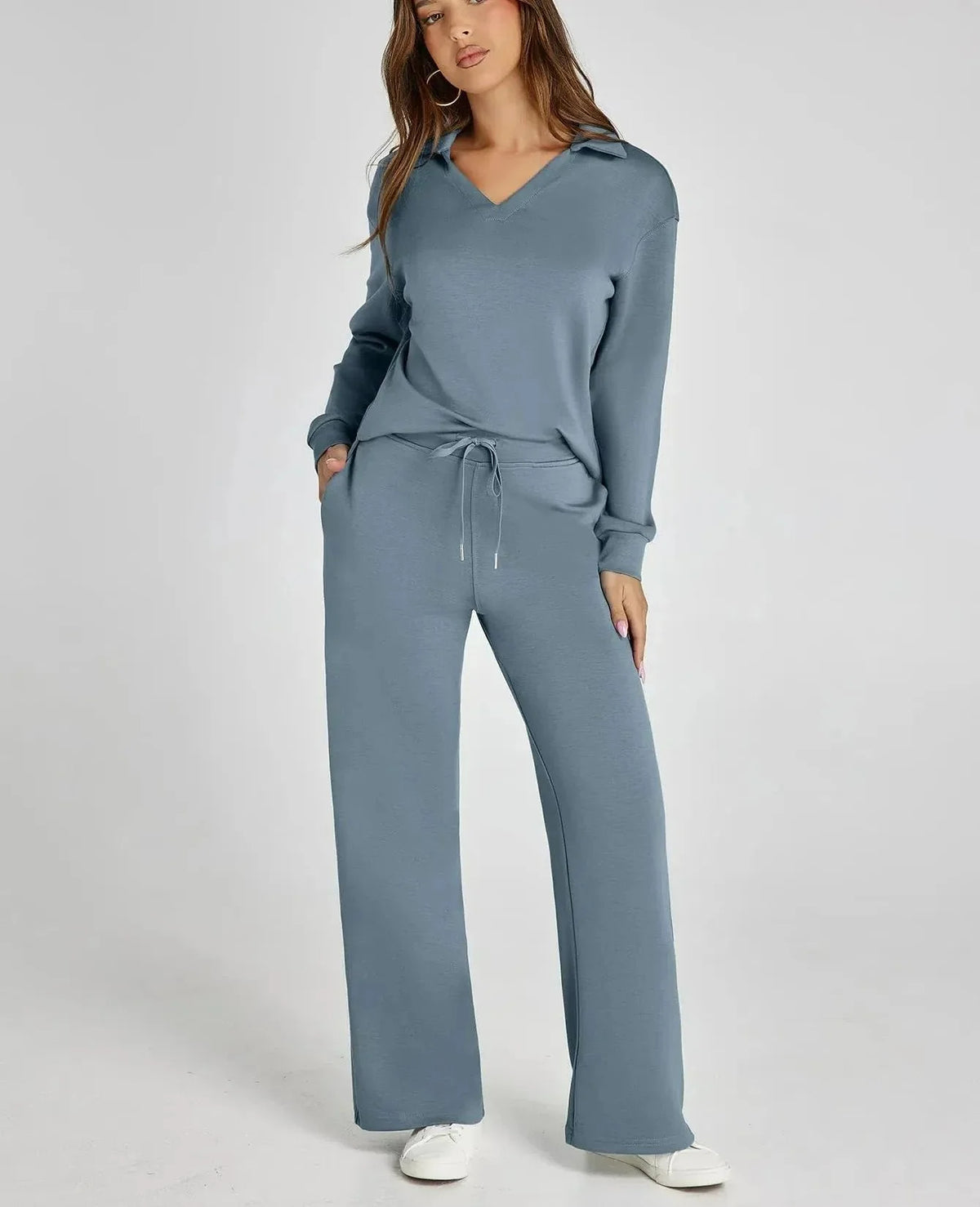 ⏰49% OFF✨Women's 2 Piece Sets Outfits Casual Long Sleeve Sweatsuits Sets