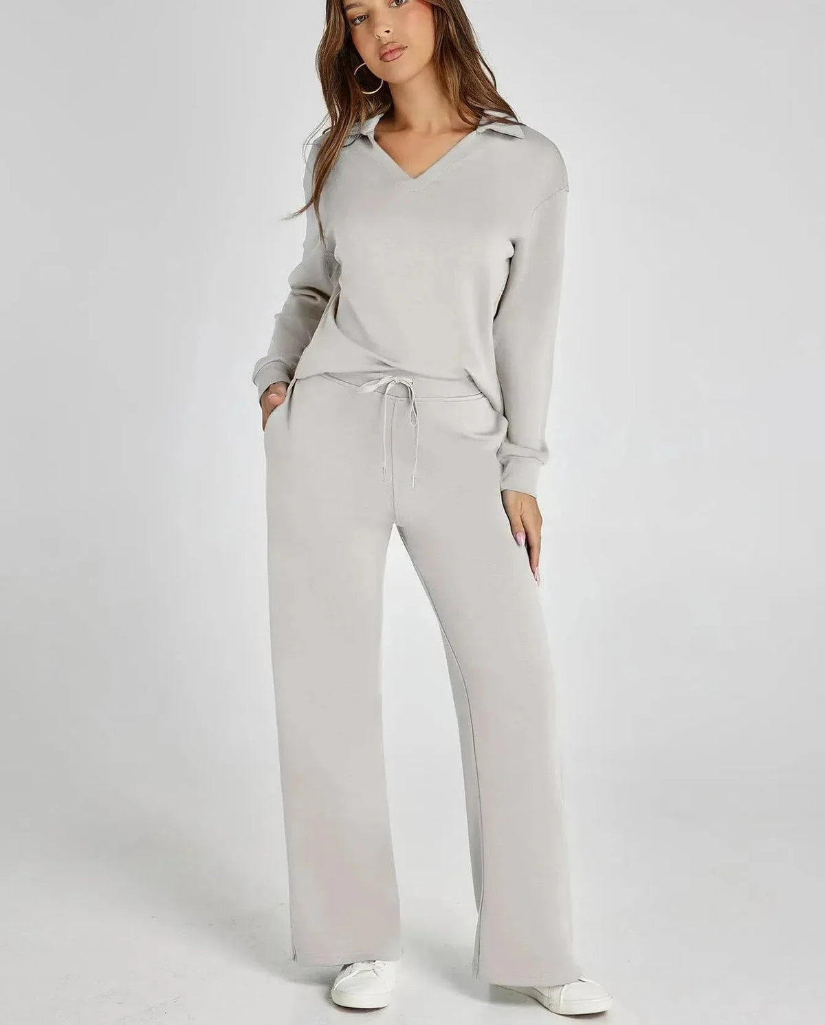 ⏰49% OFF✨Women's 2 Piece Sets Outfits Casual Long Sleeve Sweatsuits Sets