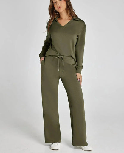⏰49% OFF✨Women's 2 Piece Sets Outfits Casual Long Sleeve Sweatsuits Sets