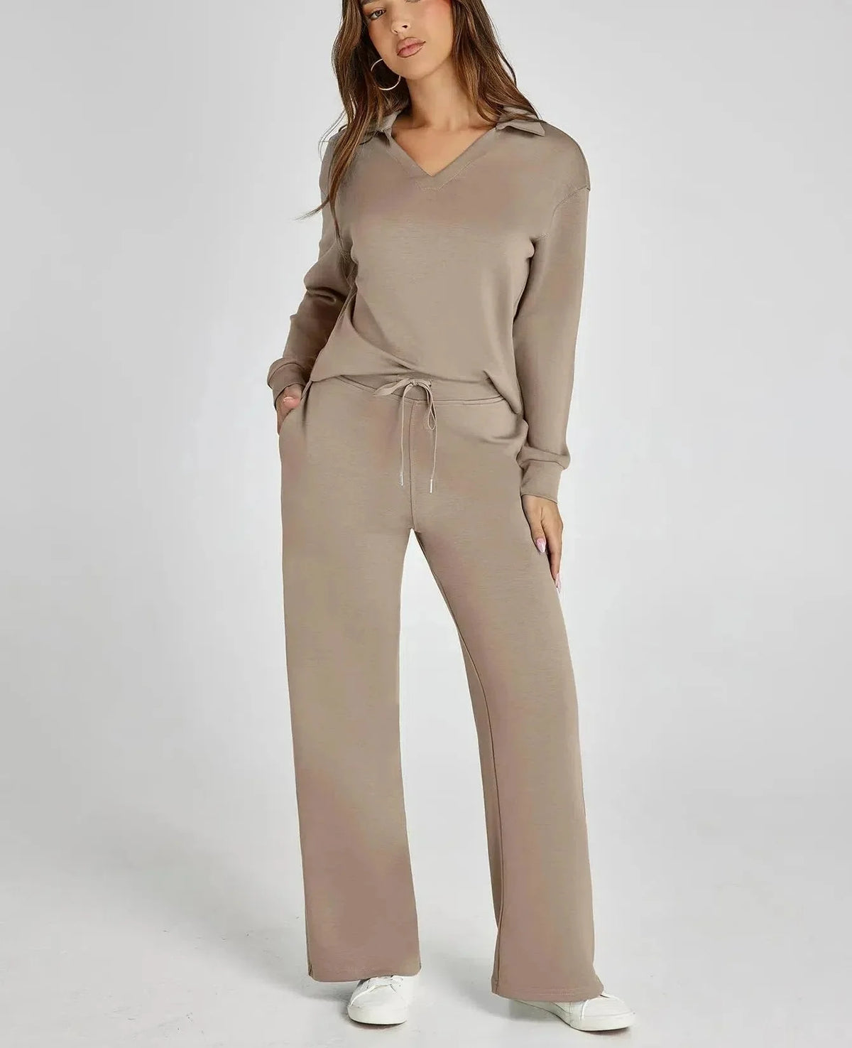 ⏰49% OFF✨Women's 2 Piece Sets Outfits Casual Long Sleeve Sweatsuits Sets