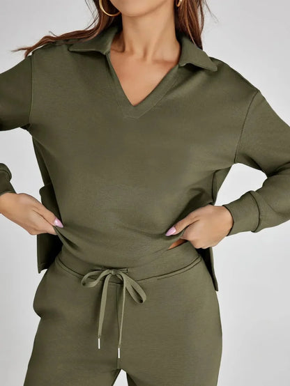 ⏰49% OFF✨Women's 2 Piece Sets Outfits Casual Long Sleeve Sweatsuits Sets