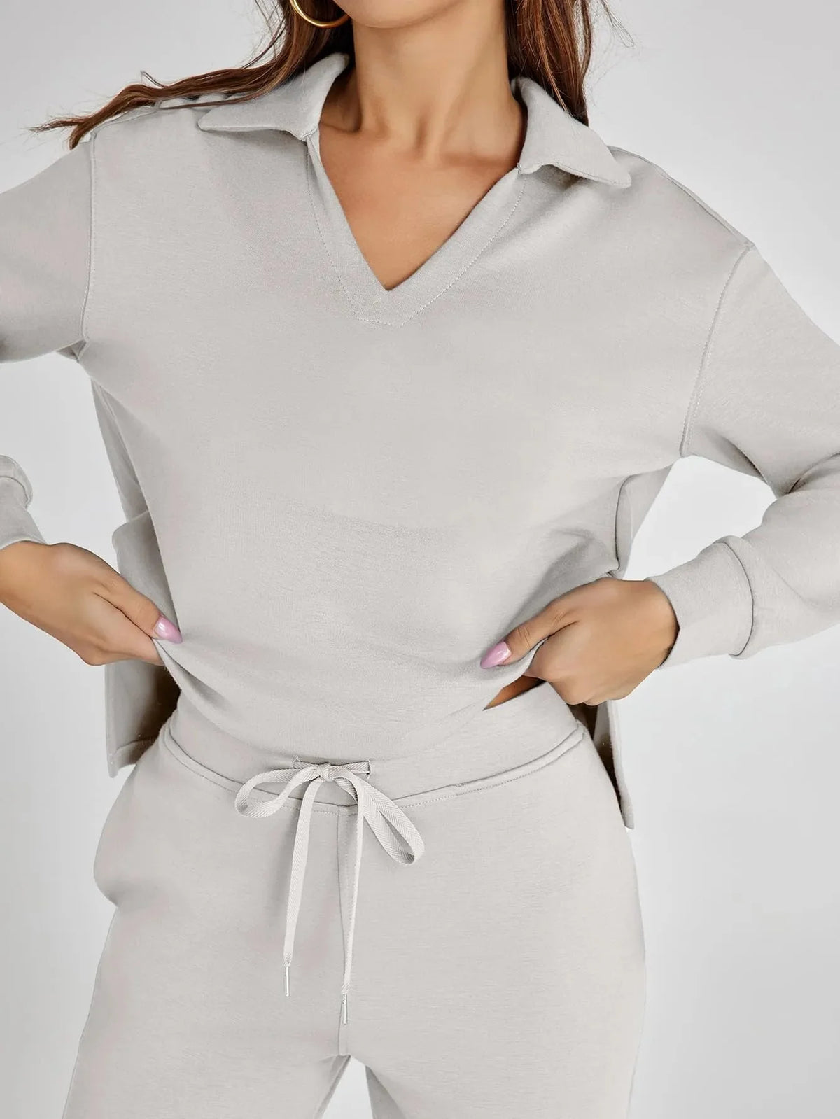 ⏰49% OFF✨Women's 2 Piece Sets Outfits Casual Long Sleeve Sweatsuits Sets